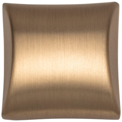 1-1/8" Overall Length Satin Nickel Square Glendale Cabinet Knob