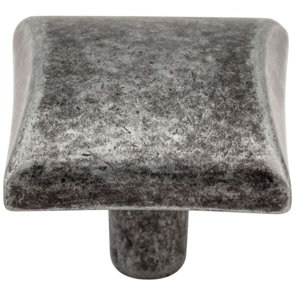 1-1/8" Overall Length Satin Nickel Square Glendale Cabinet Knob