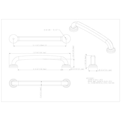 96 mm Center-to-Center Satin Nickel Bremen 1 Cabinet Pull