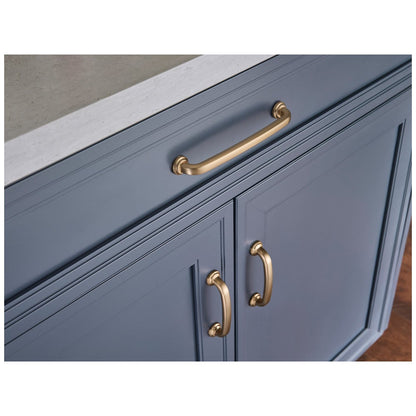 96 mm Center-to-Center Satin Nickel Bremen 1 Cabinet Pull