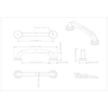 96 mm Center-to-Center Satin Nickel Bremen 1 Cabinet Pull