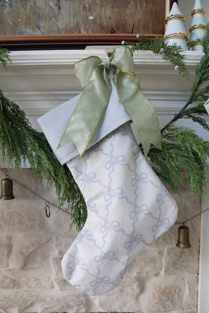 Blue Bows Stocking | Chapple Chandler X Nicole Speake