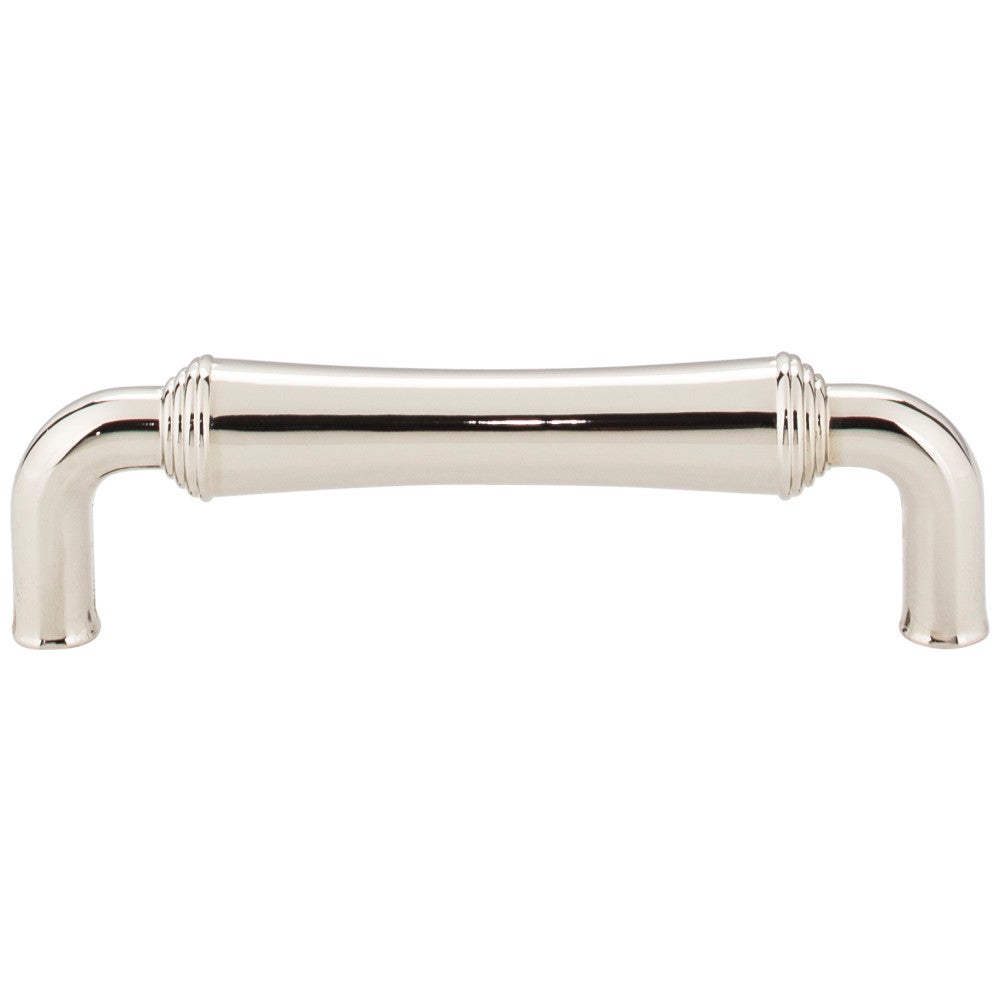 96 mm Center-to-Center Satin Nickel Barrel Bremen 2 Cabinet Pull