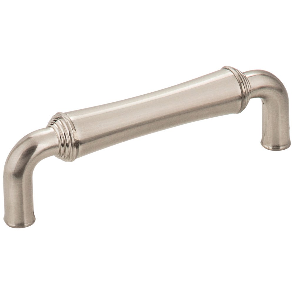 96 mm Center-to-Center Satin Nickel Barrel Bremen 2 Cabinet Pull