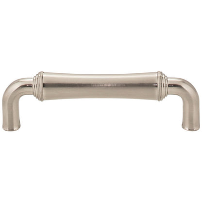96 mm Center-to-Center Satin Nickel Barrel Bremen 2 Cabinet Pull