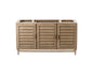 Portland 60" Single Vanity Cabinet, Whitewashed Walnut