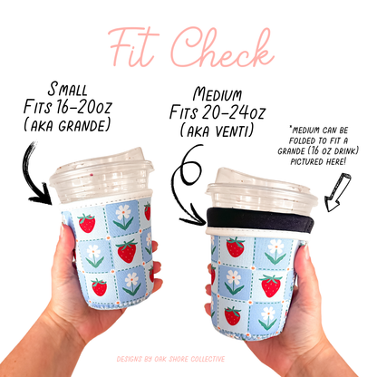 Oak Shore Collective LLC - Bee Garden | Iced Coffee Sleeve