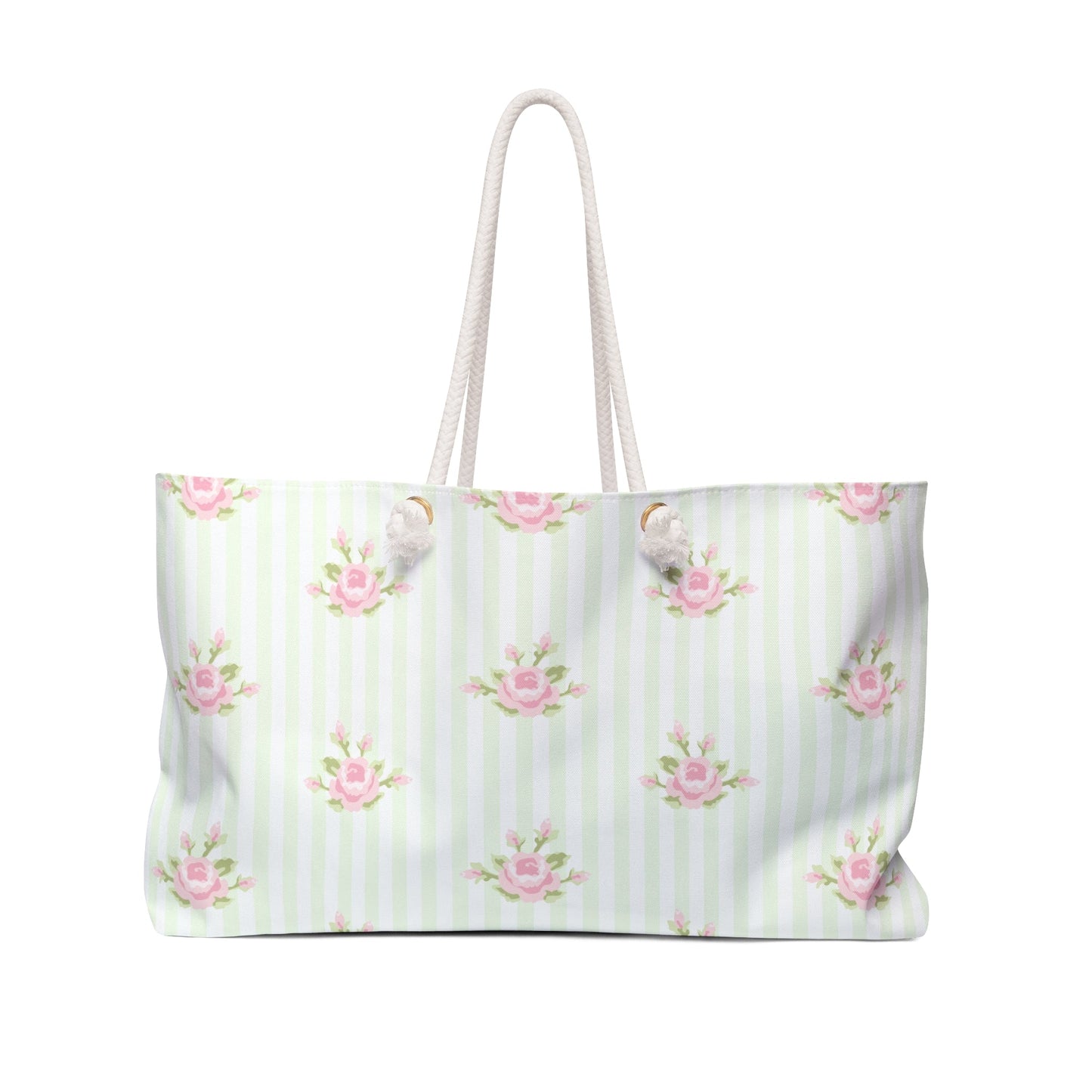 Customizable: Floral Weekender Bag - Perfect for Travel, Beach Trips, Mothers Day, Sleepovers, Eco-Friendly Tote