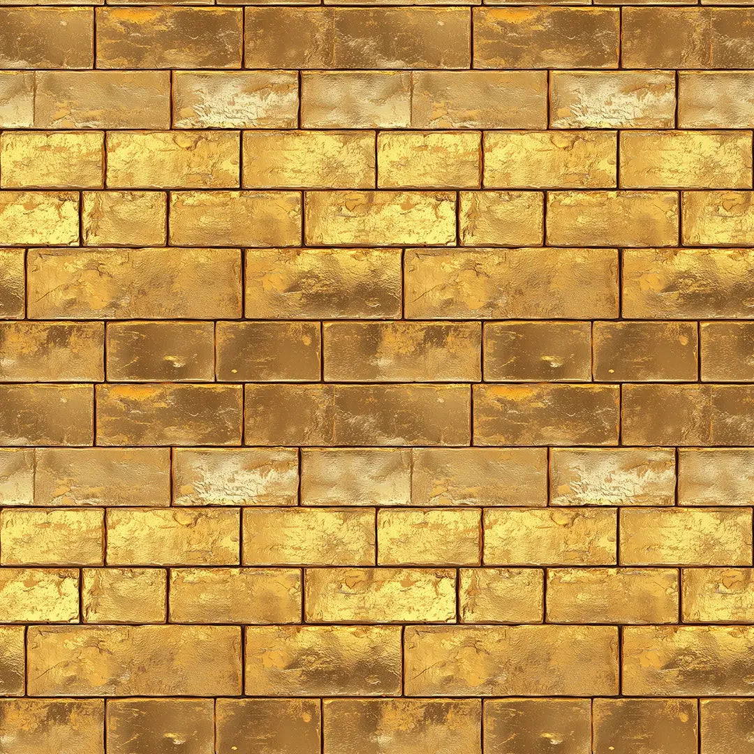 Gilded Treasury Brick Wall