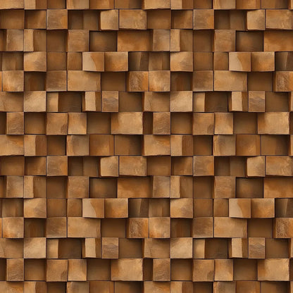 Artisan Wood Block Relief