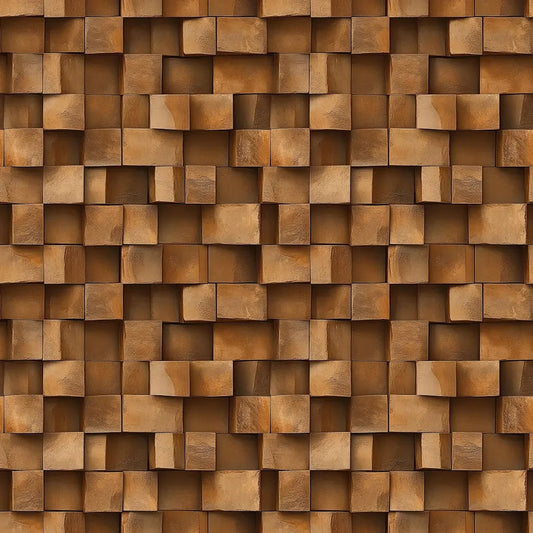 Artisan Wood Block Relief