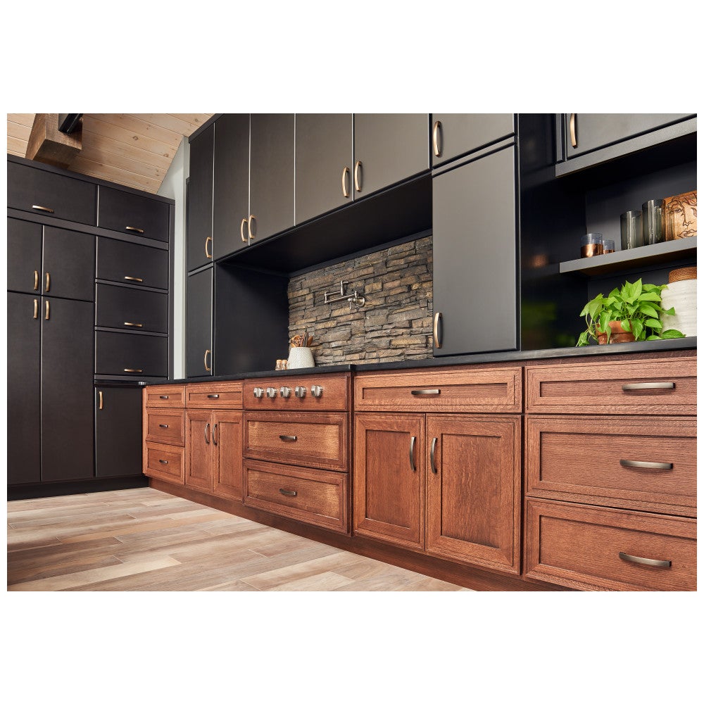 96 mm Center-to-Center Satin Nickel Merrick Cabinet Pull