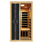 Peak Saunas Olympus Luxury 1-2 Person FAR Infrared Sauna with Smart WiFi App Control