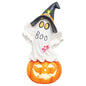 18" Wizard Ghost Jack o Lantern with Lights