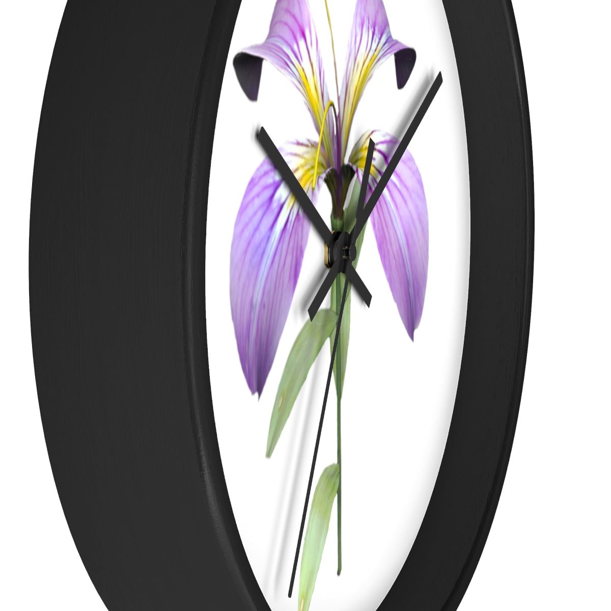 Purple Flower Wall clock