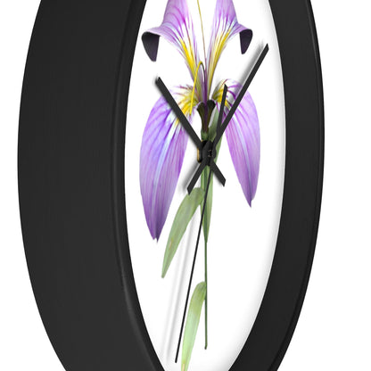 Purple Flower Wall clock