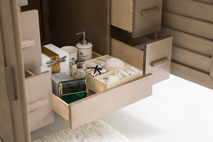 Portland 36" Single Vanity Cabinet, Whitewashed Walnut