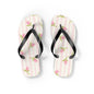 Customizable: Chic Floral Flip Flops for Summer, Trendy Beach Sandals, Perfect for Vacation, Gifts for Her