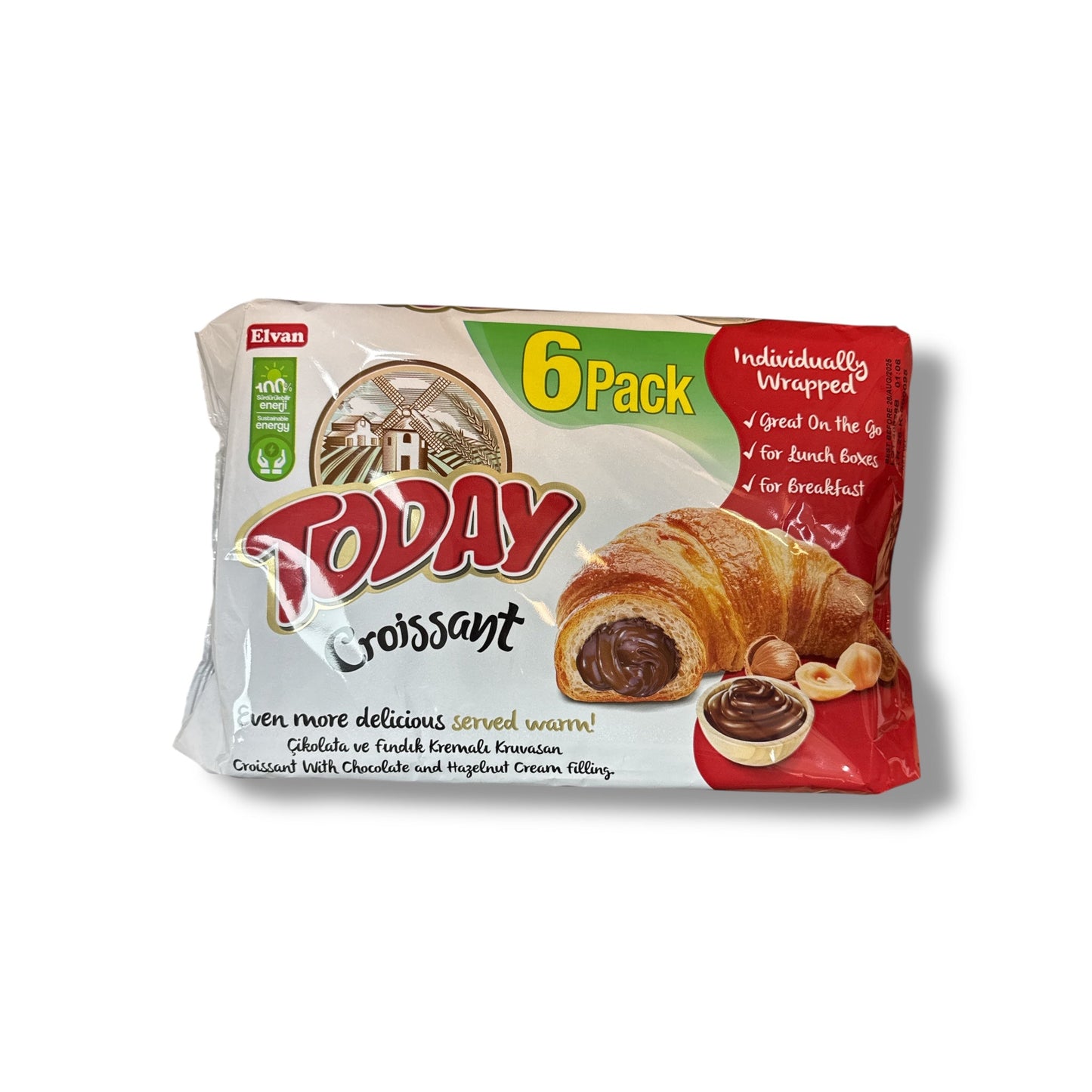 Delicious Chocolate Croissant - Freshly Baked Pastry With Rich Chocolate Filling