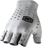 100% Sling Short Finger Gloves - Gray - Large 10021-00007