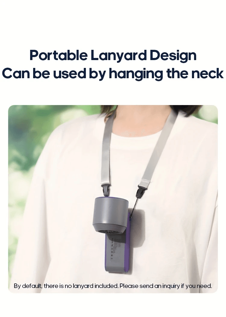 Foldable Rechargeable Cooling Fan – Turbo Handheld Fan with Adjustable Speed