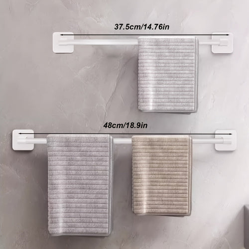 Rustproof NoDrill Towel and Slipper Organizer Rack