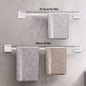 Rustproof NoDrill Towel and Slipper Organizer Rack