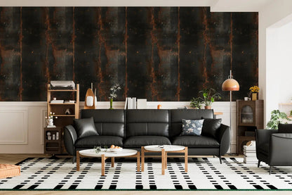 Midnight Forge with Copper Veins