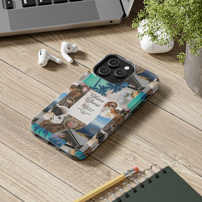Inspiring Vision Board Phone Case, Motivational Tough Case, Adventurous Gift for Her, Self-Care, Dream Big, Unique Phone Accessory