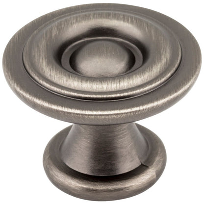 1-3/16" Diameter Satin Nickel Button Syracuse Cabinet Knob