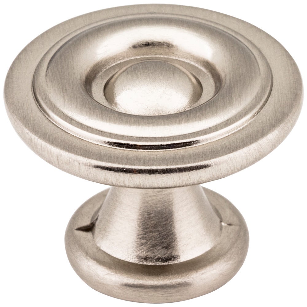 1-3/16" Diameter Satin Nickel Button Syracuse Cabinet Knob