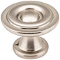1-3/16" Diameter Satin Nickel Button Syracuse Cabinet Knob