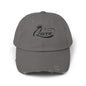 Distressed Queen Cap - Vintage Style Unisex Baseball Hat, Hip Hop Headgear & Streetwear Fashion Accessory