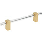 96 mm Center-to-Center Satin Nickel Spencer Cabinet Bar Pull