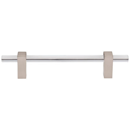 96 mm Center-to-Center Satin Nickel Spencer Cabinet Bar Pull