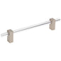 96 mm Center-to-Center Satin Nickel Spencer Cabinet Bar Pull