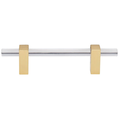 96 mm Center-to-Center Satin Nickel Spencer Cabinet Bar Pull
