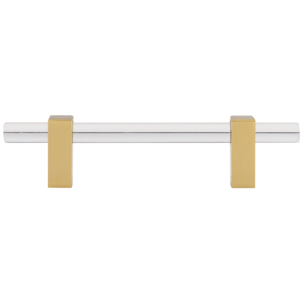96 mm Center-to-Center Satin Nickel Spencer Cabinet Bar Pull
