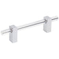 96 mm Center-to-Center Satin Nickel Spencer Cabinet Bar Pull