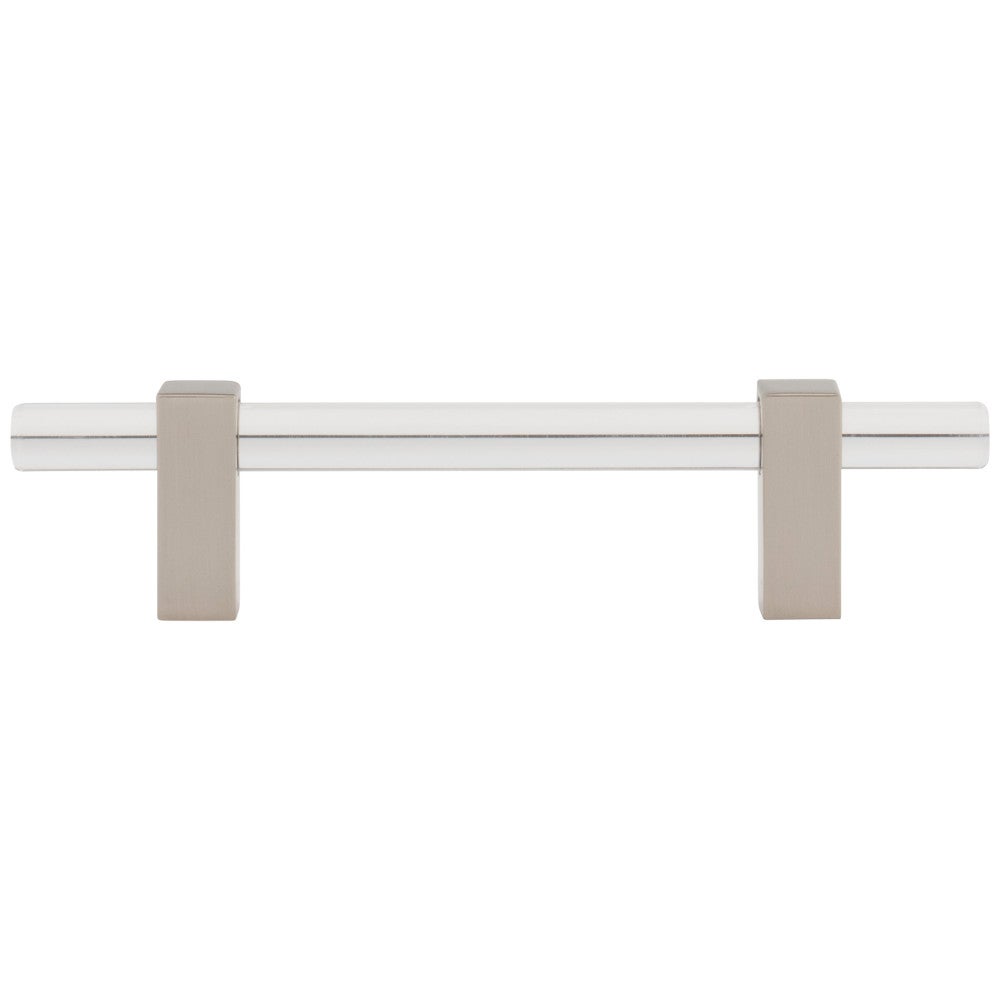 96 mm Center-to-Center Satin Nickel Spencer Cabinet Bar Pull