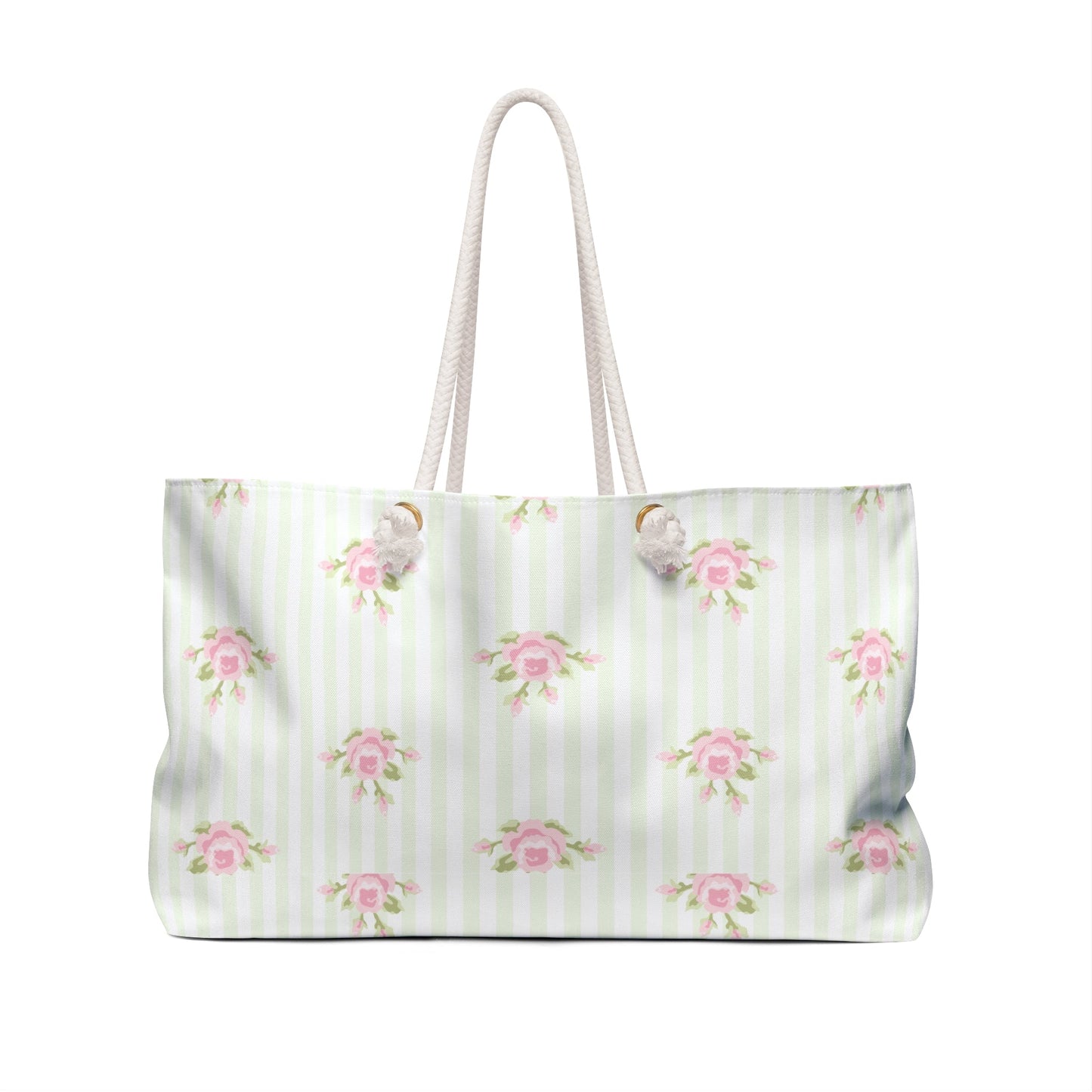 Customizable: Floral Weekender Bag - Perfect for Travel, Beach Trips, Mothers Day, Sleepovers, Eco-Friendly Tote