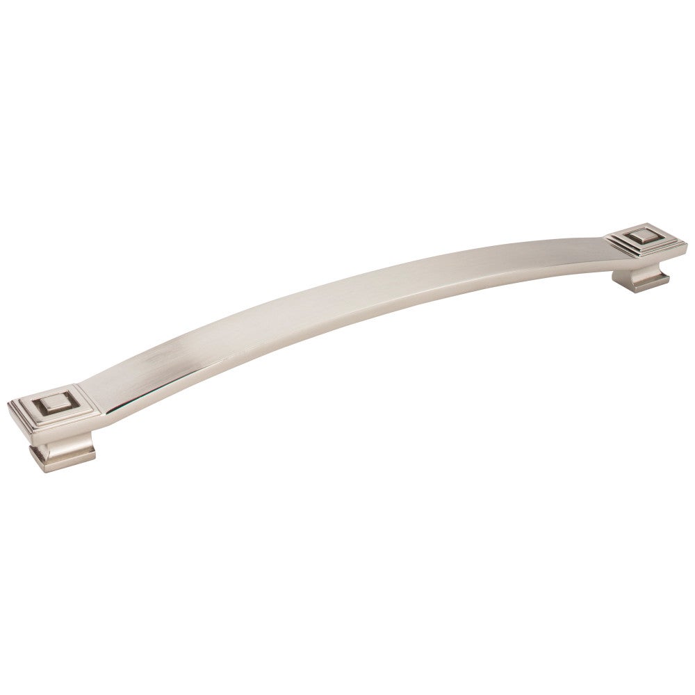 96 mm Center-to-Center Satin Nickel Square Delmar Cabinet Pull