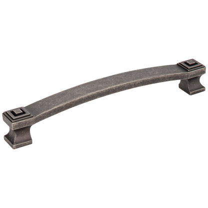 96 mm Center-to-Center Satin Nickel Square Delmar Cabinet Pull