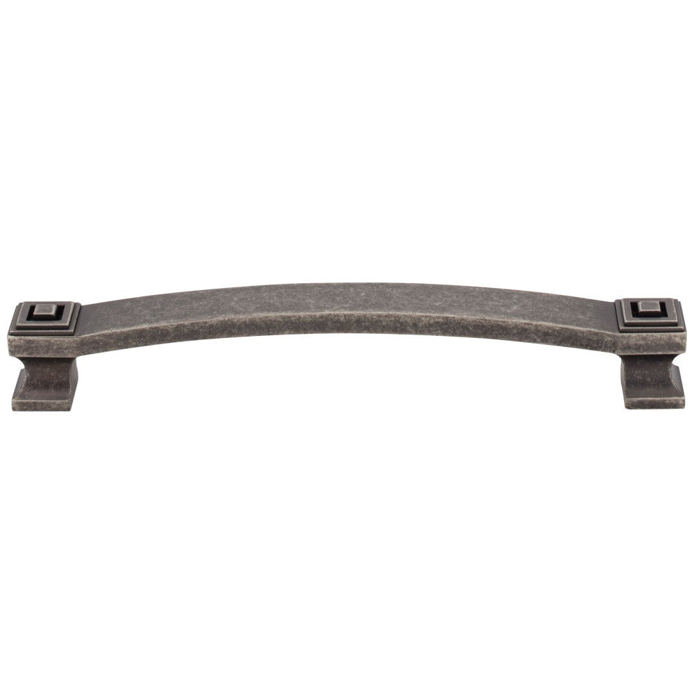 96 mm Center-to-Center Satin Nickel Square Delmar Cabinet Pull