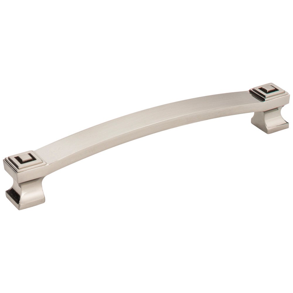 96 mm Center-to-Center Satin Nickel Square Delmar Cabinet Pull