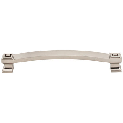 96 mm Center-to-Center Satin Nickel Square Delmar Cabinet Pull