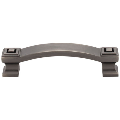 96 mm Center-to-Center Satin Nickel Square Delmar Cabinet Pull