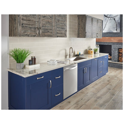 96 mm Center-to-Center Satin Nickel Pyramid Cairo Cabinet Pull