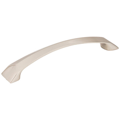 96 mm Center-to-Center Satin Nickel Pyramid Cairo Cabinet Pull