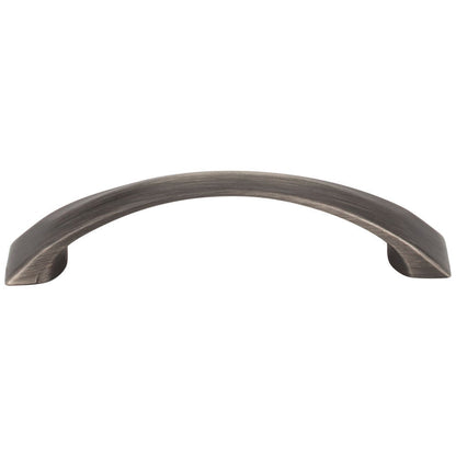 96 mm Center-to-Center Satin Nickel Pyramid Cairo Cabinet Pull